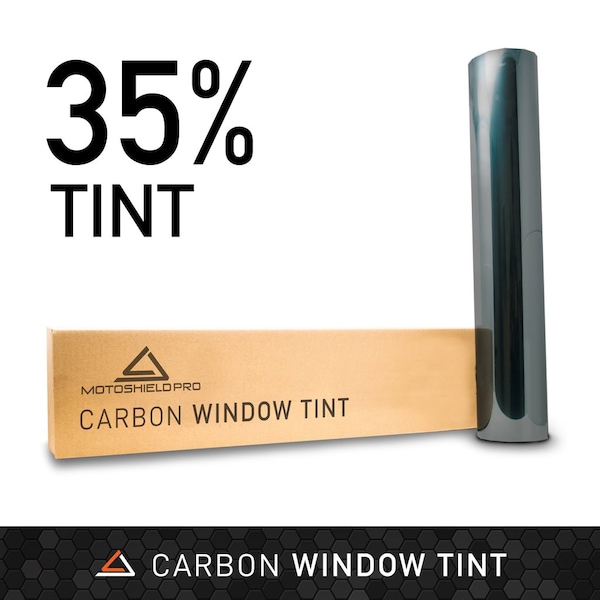 Motoshield Pro Carbon Window Tint Film for Auto, Car, Truck, 35% VLT 30 in x 100 ft ft Roll CAR-30-100-35 - main